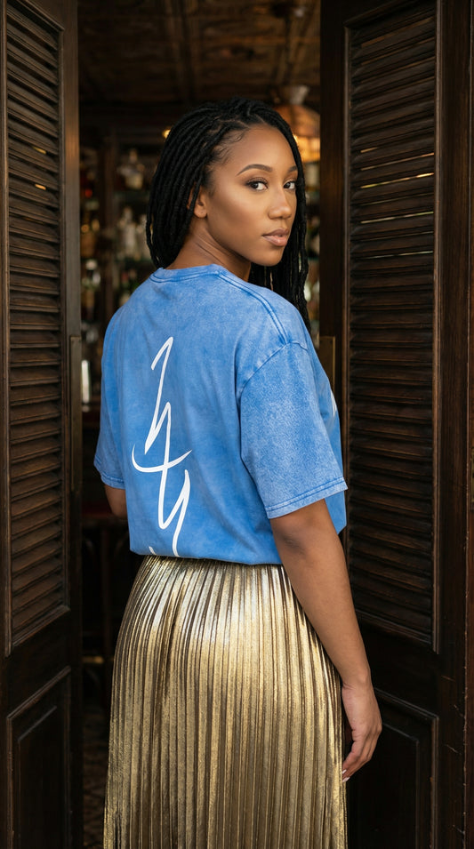 Skys Classic - (Blue & White) Tee