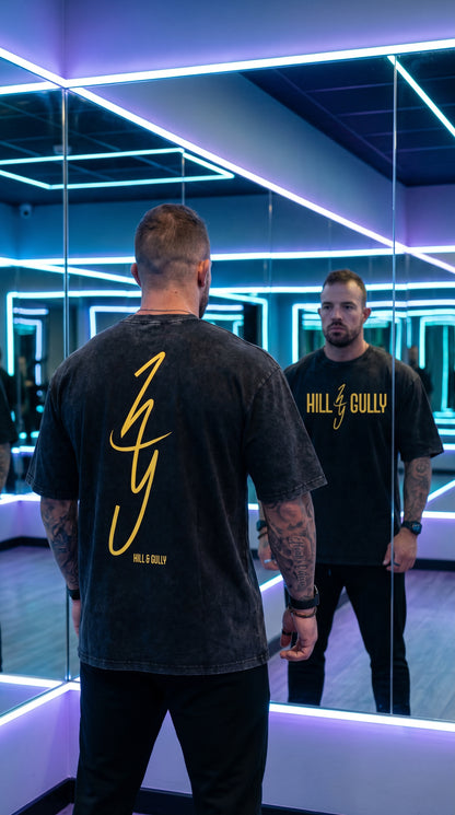 Royal Tee Classic - (black & Gold)