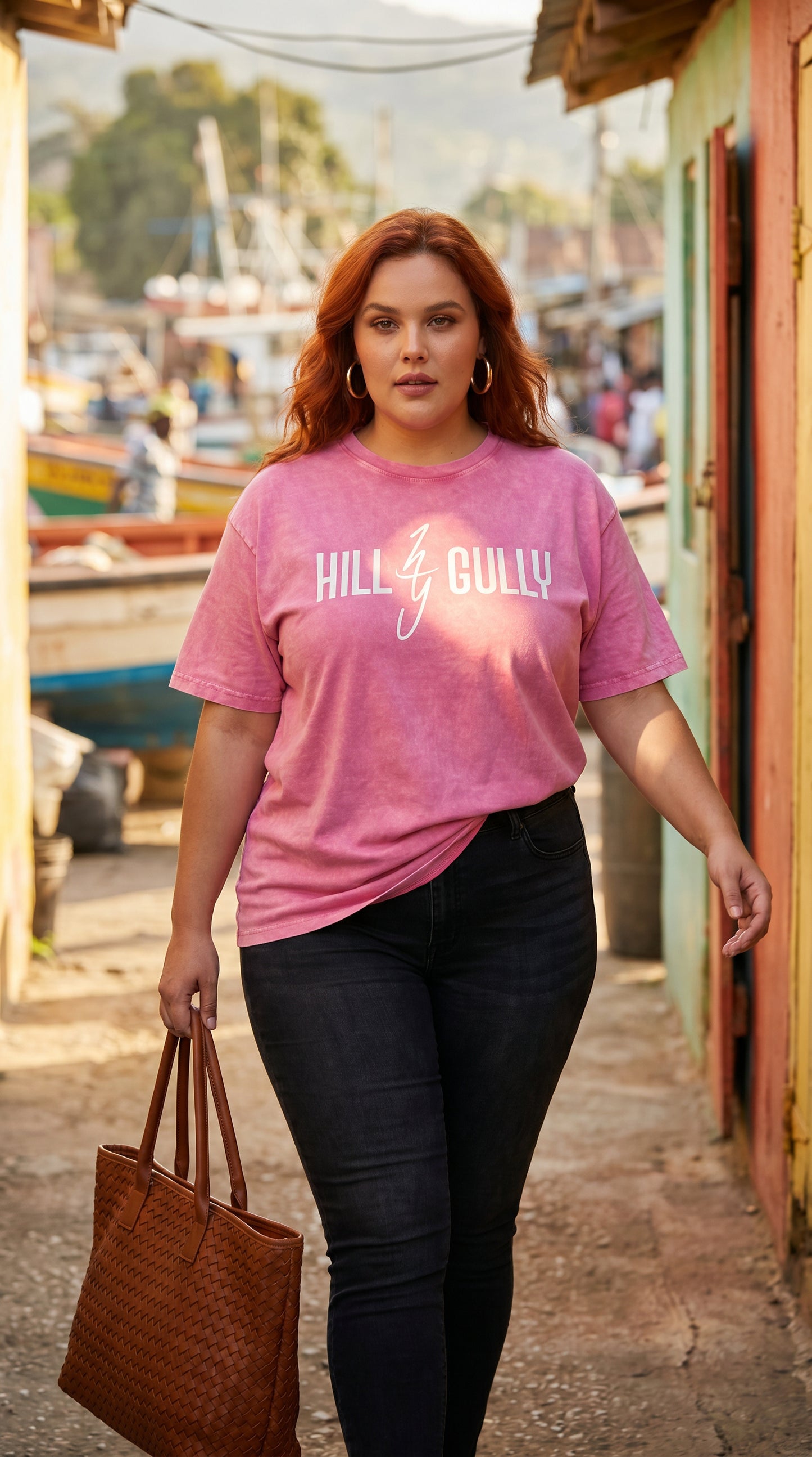 Melon Classic - (Pink & White) Tee
